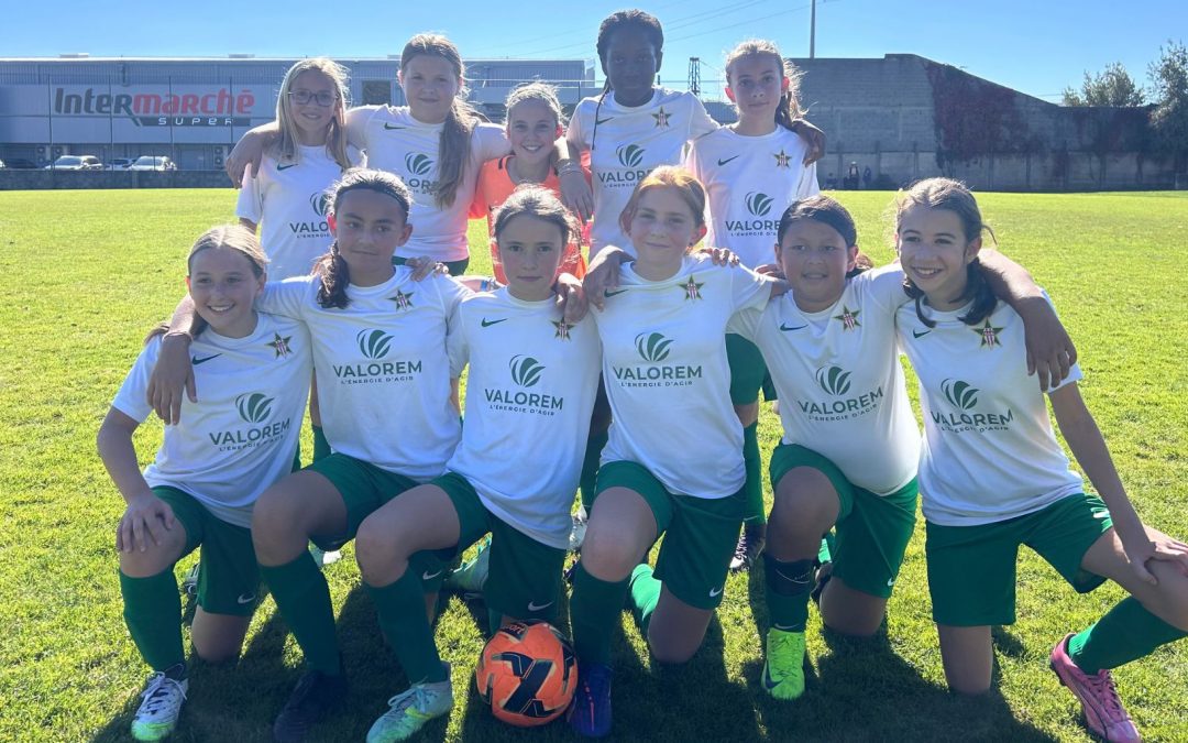 U13 F : 1ère victoire