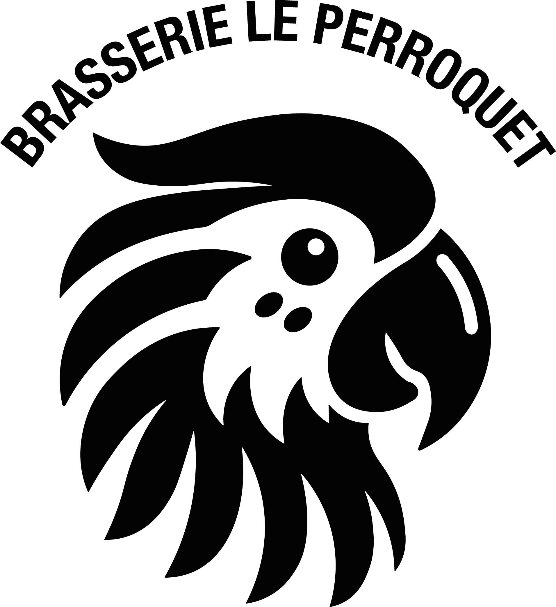 00 LOGO PERROQUET NOIR