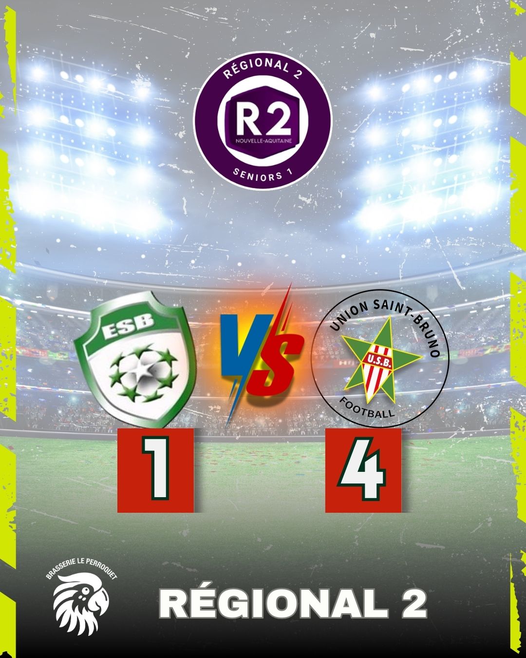 BLANQUEFORT- USB R2 Union Saint-Bruno