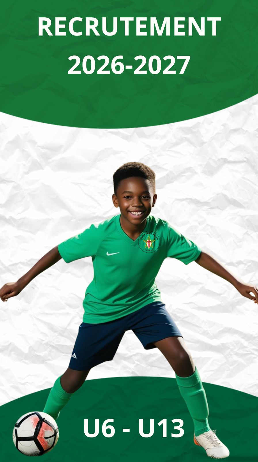 Recrutement école de football