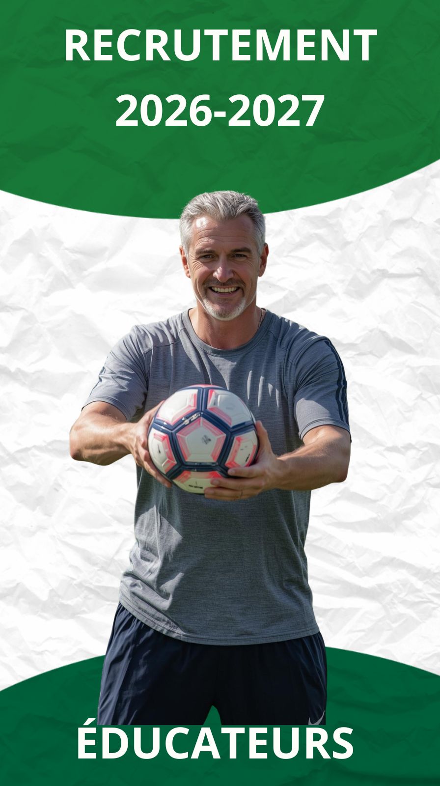 Recrutement école de football