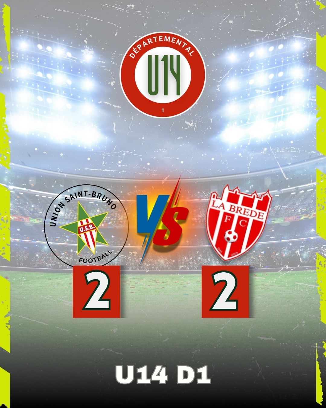 U14 LABREDE R2 Union Saint-Bruno