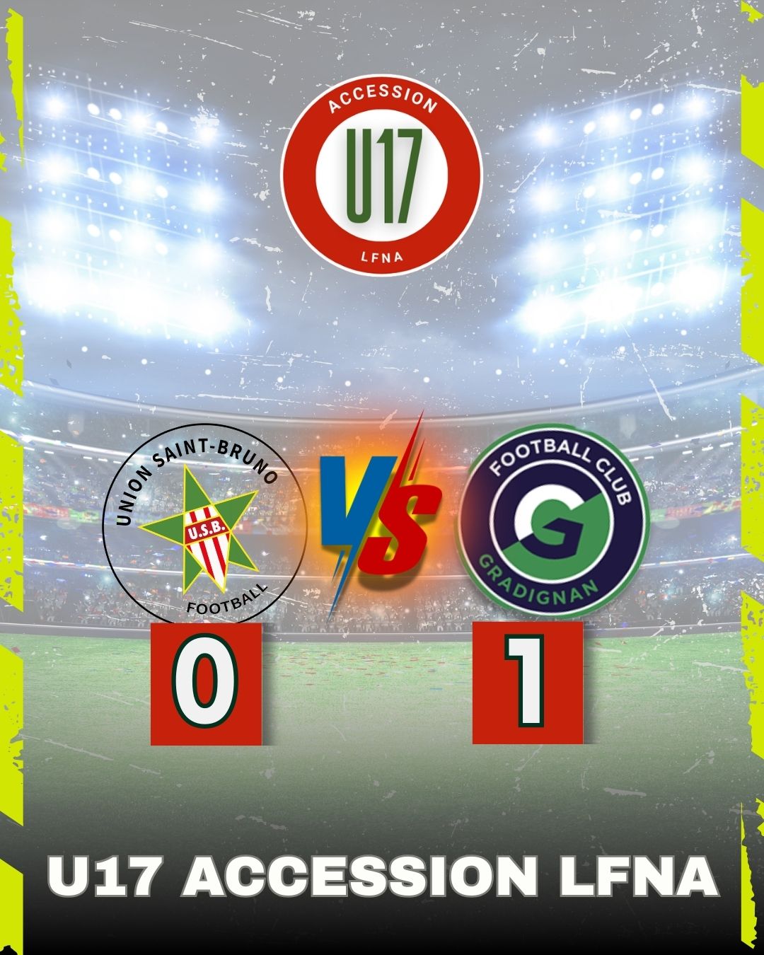 U12 contre Gradignan