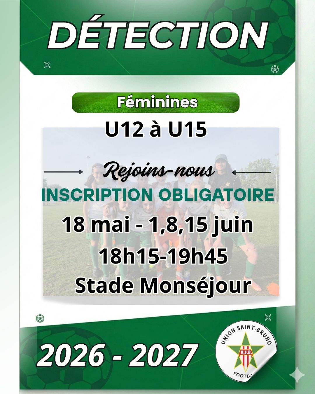 Inscriptions Féminines