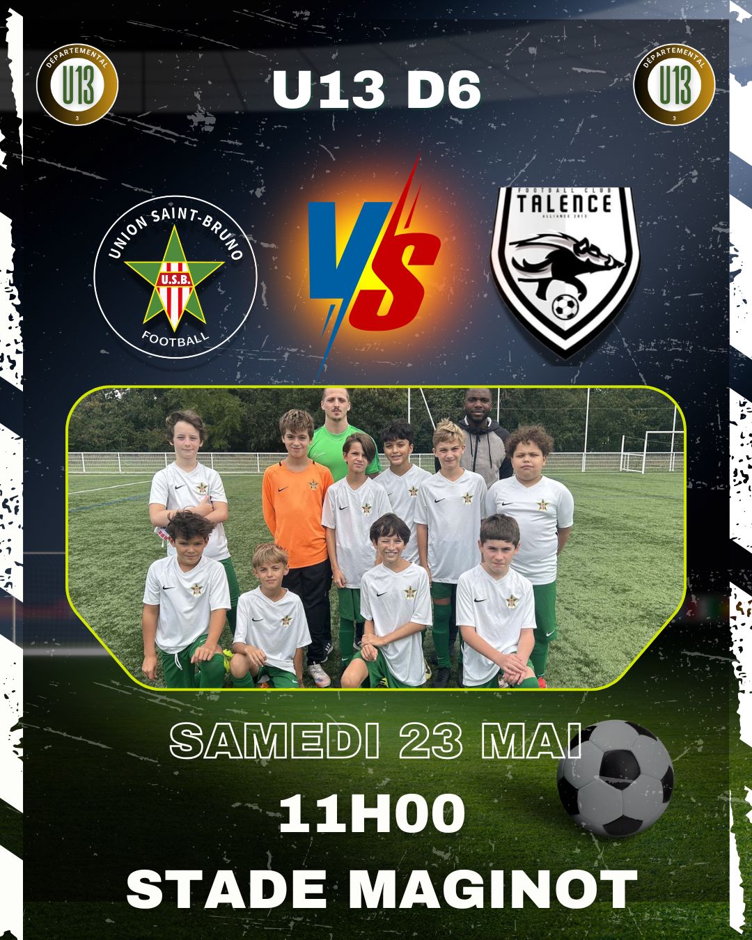 U13 D6 École de foot : derniers matchs